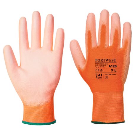 A120O1RXL Portwest Nylon védőkesztyű PU tenyérmártott