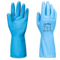   AP76BLUL Portwest FD Chemical B Latex könnyű kesztyű (12 pár)