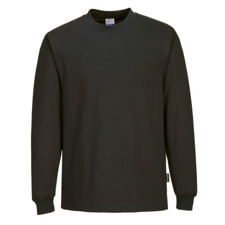 AS22BKRM Portwest Anti -Static ESD Long Sleeve T-Shirt