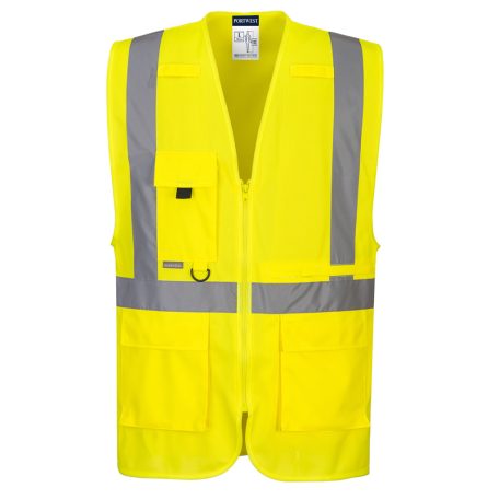 C357YERS Portwest Hi-vis Executive Vest With Tablet Pocket