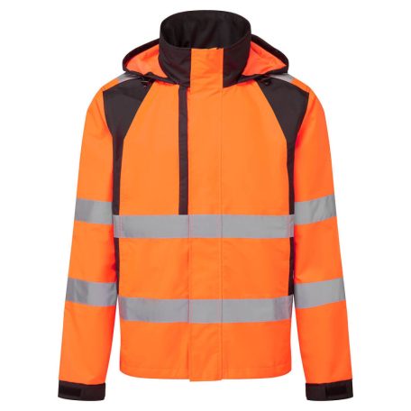 CD860OBRM Portwest WX2 Eco Hi-Vis Rain Jacket