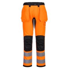 CD889OBR28 Portwest WX2 Eco Hi-Vis Holster Pocket Trousers