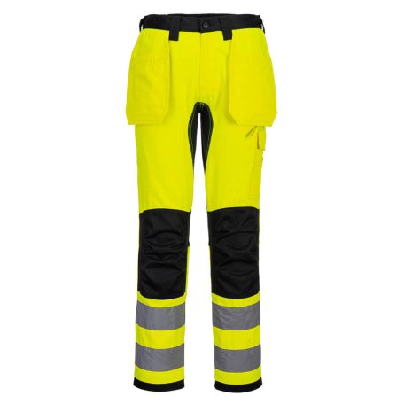 CD889YBR28 Portwest WX2 Eco Hi-Vis Holster Pocket Trousers