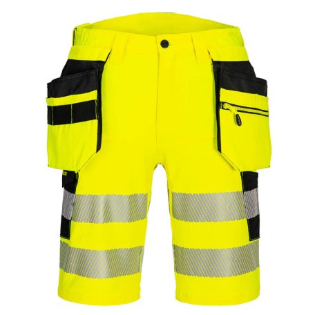 DX446YBR33 Portwest DX4 Hi-Vis Holster rövidnadrág