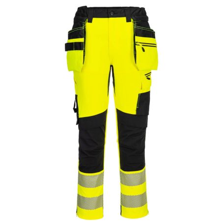 DX454YBR28 DX4 Hi-Vis nadrág lecipzározható lengőzsebbel