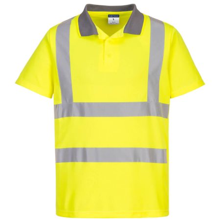 EC10YERL Portwest Eco Hi-Vis Polo Shirt  (6 db)