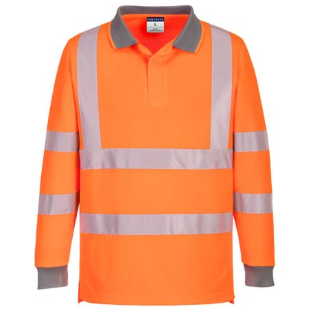 EC11ORR4XL Portwest Eco Hi-Vis L/S Polo  (6 db)