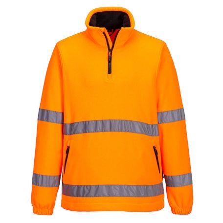 F302ORRM Hi-Vis 1/2 Zip polár