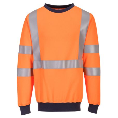 FR703ORRXXL Portwest Flame Resistant RIS Sweatshirt