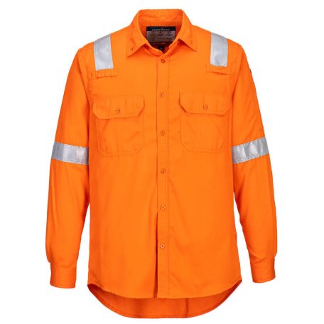 FR720ORRL Portwest FR Lightweight Anti-static Shirt