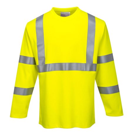 FR96YERXXXL Portwest FR Hi-Vis hosszú ujjú pólóing