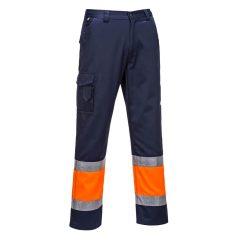   L049ONRL Portwest Hi-Vis könnyű, kéttónusú Combat nadrág