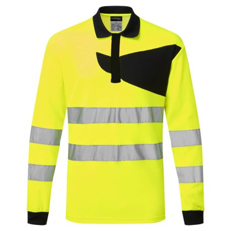 PW220YBR4XL Portwest PW2 Hi-Vis Polo Shirt L/S