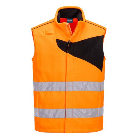 PW231OBRXL Portwest PW2 Hi-Vis Fleece Bodywarmer