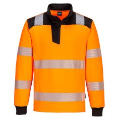 PW326OBR4XL Portwest PW3 Hi-Vis 1/4 Zip melegítőfelső