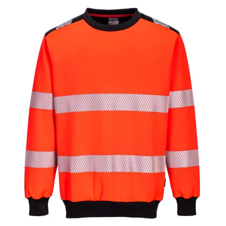 PW379RBKL Portwest PW3 Hi-Vis Crew Neck pulóver