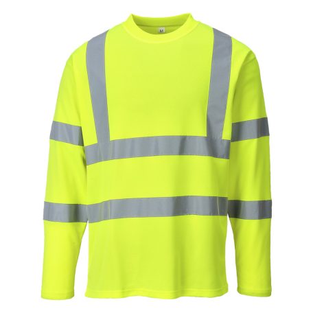 S278YERL Portwest Hi-Vis hosszú ujjú pólóing