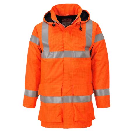 S774ORRM Portwest Bizflame Rain Hi-Vis antisztatikus FR esődzseki