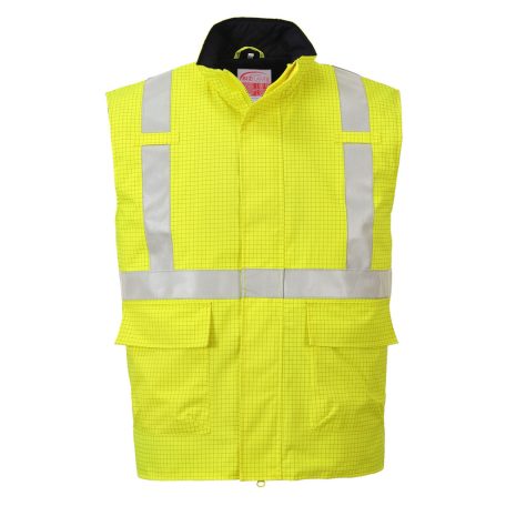 S776YERXL Portwest Bizflame Rain Hi-Vis antisztatikus FR mellény